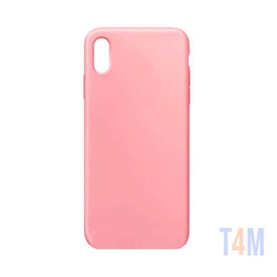 Funda de Silicona para Apple iPhone XS Max Rosa